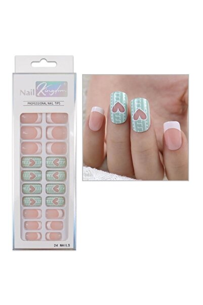 Nail Master 24'lü Desenli Takma Tırnak Seti Zararsız Yapıştırıcı