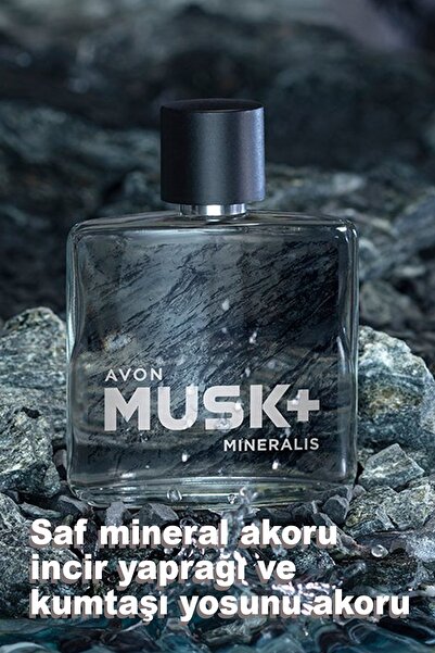 AVON Musk Marine Musk Instinct ve Musk Mineralis Erkek Parfüm Paketi