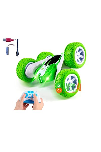 LRS STORE Uzaktan Kumandalı Şarjlı Araba Süper Hızlı Akrobat Stunt Car 360 De...