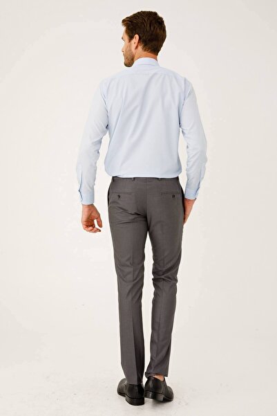 İgs Erkek Duman Gri Dar Kalıp Pantolon