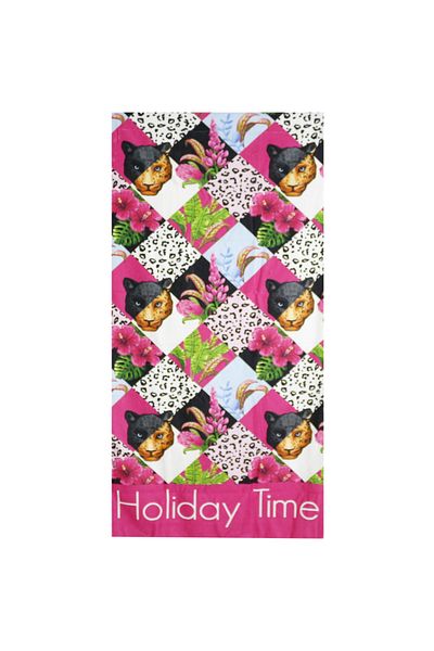 T.Concept FK Series Beach Towel with Bag, Soft Texture, 70*140 cm