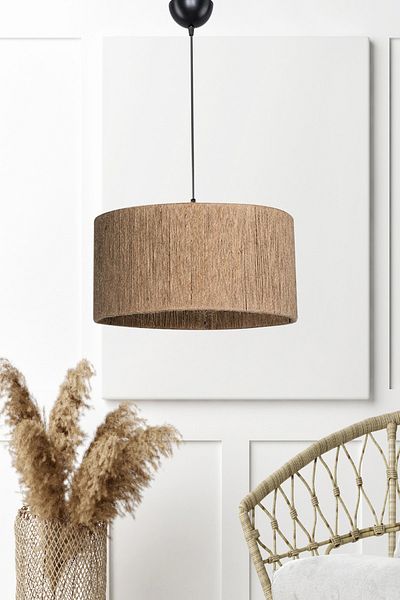 EvLight Aegean Natural Wicker String Pendant Lamp Chandelier