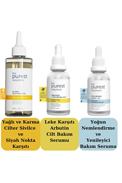 The Purest Solutions Siyah Nokta ve Leke Karşıtı Yoğun Nemlendirici Cilt Bakı...