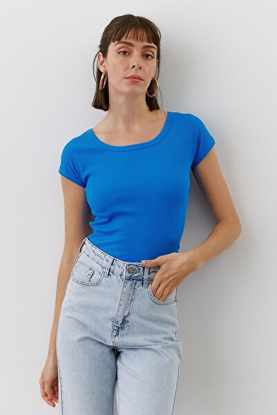 urban focus Düşük Kol Kaşkorse T-shırt