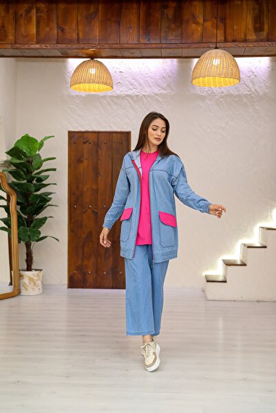 Butik Kardelen Set de blugi Camellia Triple Summer