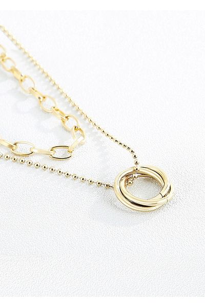 Lee Cooper LC.N.01005.110 قلادة نسائية من الفولاذ