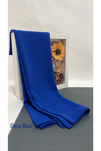 Onur Νέο προϊόν Medina Silk Scarf Μεγάλο Μέγεθος 110x110 cm Εισαγόμενο ύφασμα Πρώτης Κατηγορίας Ποιότητας (ΝΥΧΤΕΡΙΝΟ ΜΠΛΕ)