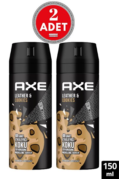 Axe Erkek Deodorant Sprey Leather & Cookies 150 Ml 2 Adet