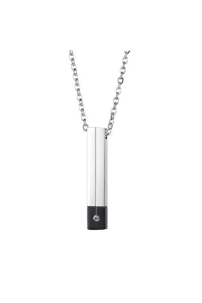 Lee Cooper Lc.n.01322.350 55 Cm Steel Men's Necklace
