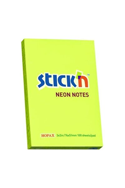 Gıpta Hârtie adezivă Hopax 51x76mm 100 coli evidențiator galben