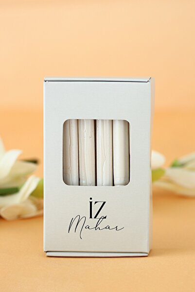 İzMühür Beyaz Inci Mühür Mumu (12 ÇUBUK)