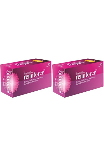 Force Nutrition كبسولات Remiforce 2x30 - زهرة الثعبان وعشب الملاك الفاكهة الك...