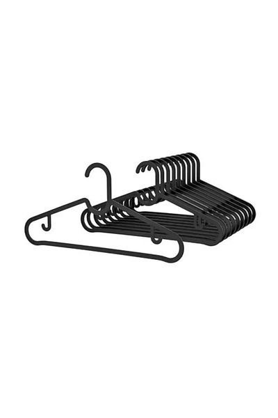 Bayev 10 Pieces Clothes Hangers - Shirts Tie Hanger Plastic Hanger Ikea Model Hanger Wardrobe Hanger