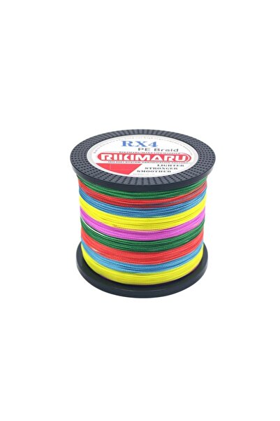 RIKIMARU X4 1000 Metre Ip Misina Multıcolour 0.50- Mm 43.2.-kg Çeker