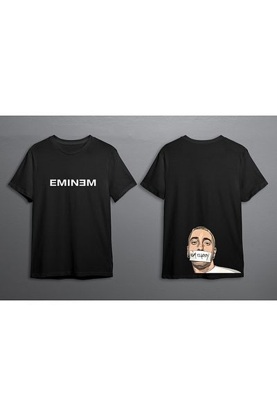 WEARTEX SVART WEAR Eminem Unisex Oversize Printed Cotton Crew Neck Short Sleeve T-shirt