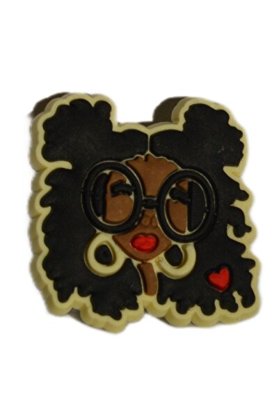 Crocs Terlik Süsü Kıvırcık Saçlı Kız -jibbitz -charm-anahtarlık-bileklik Takı...