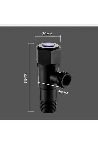 FLEKO Black Bidet Tap Set of 2