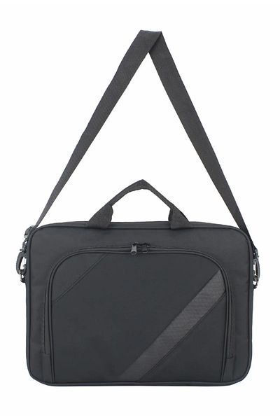 emsa Geantă de umăr pentru bărbați Case Club Compatibilă cu compartiment pentru laptop de 15,6 inchi Buzunar frontal Pânză impermeabilă