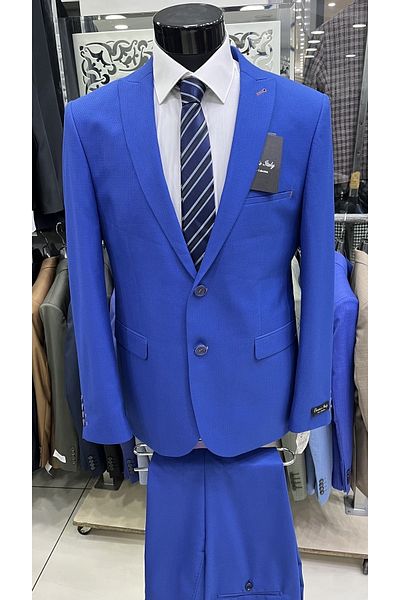 MASSARO Costum Slimfit (șervețele pentru cravată)
