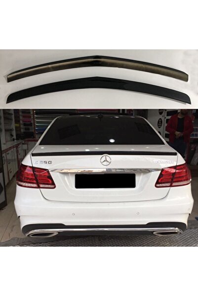 HYM TUNİNG Mercedes E Serisi W212 AMG Spoiler, Piano Black Boyalı, ABS Plasti...