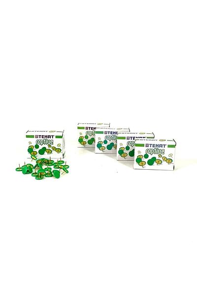 Temat Colorful Fastener Green (Pvc Coated) 5 Pack (150 Pieces)