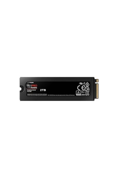 Samsung 2Tb 990 Pro Pcie 4.0 X4 Mz-V9P2T0Cw M.2 Internal Ssd With Heatsink Ssd Harddisk