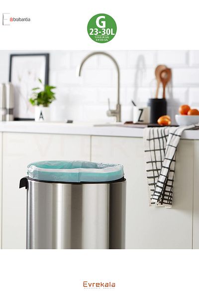 Brabantia Evrekala Shop Garbage Bag Brabantia 23-30 Lt Garbage Bag 20 Pieces