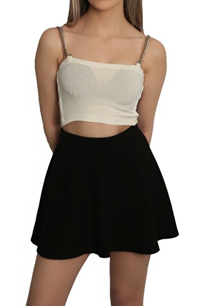 Sclouthe Zincir Askılı Yazlık Crop Body