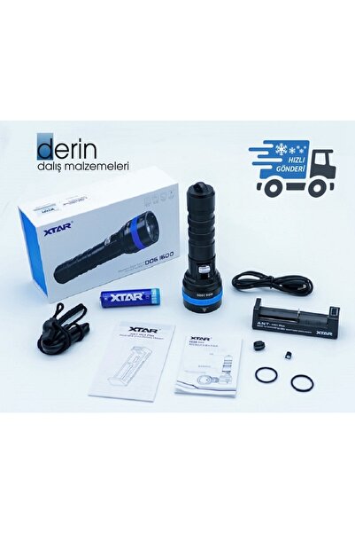 XTAR D06 1600 Lumen Dalış Feneri