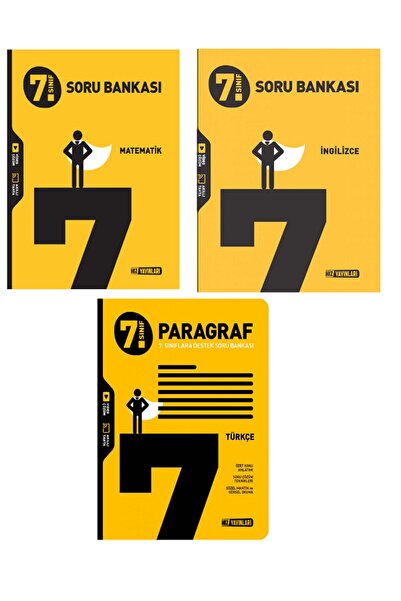 Açı Yayınları 7.sınıf Hız Yayınları Matematik - Ingilizce - Türkçe Paragraf S...