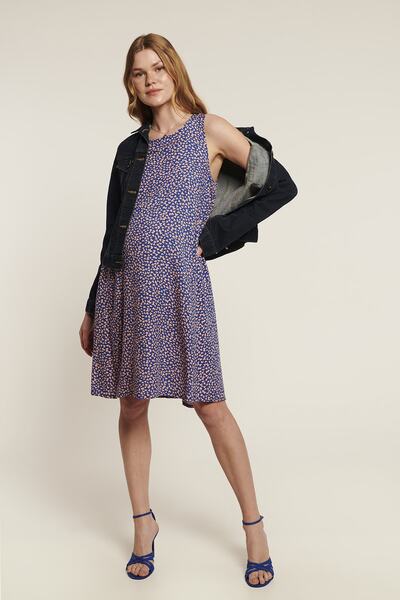 LYN MAMA Φόρεμα μητρότητας Holmes Navy Blue