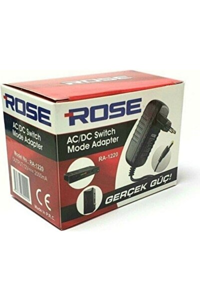 Rose RA-1220 12V 2A Adaptör Ac/dc Switch Mode Adaptör