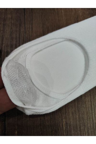Leement socks Детски чорапи за балерини 6 чифта пенирани памучни пръсти Безшевни качествени силиконови ленти Невидими чорапи
