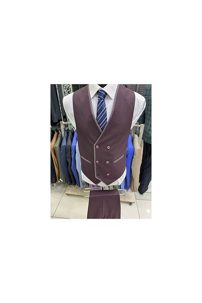 MASSARO Slim fit Vest Suit