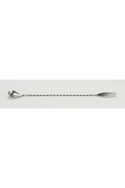 Zicco Cocktail Spoon- Fork Brand