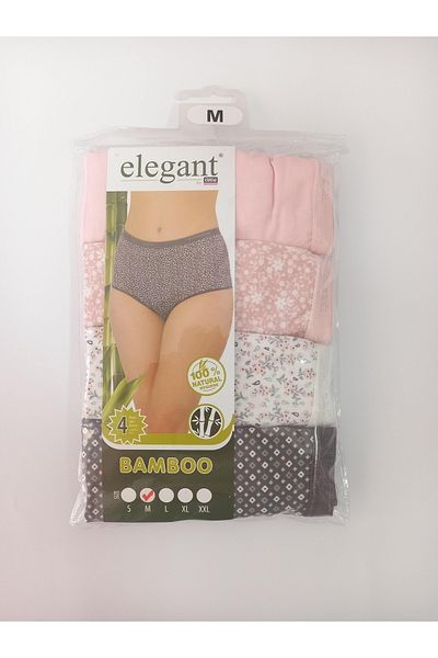 Elegant Pachet de 4 chiloți Bamboo Bato