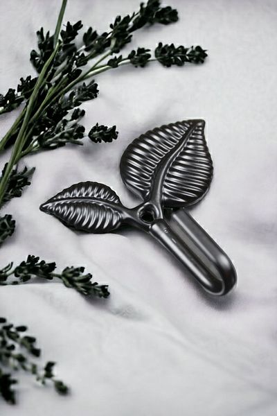 Dizaynhouse Black Metal - Luxury Leaf Design Hanger