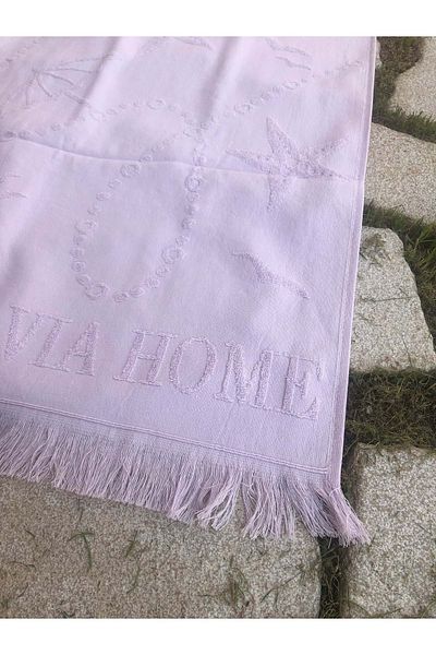 Romans Beach Towel Jacquard 70x140 cm Lilac
