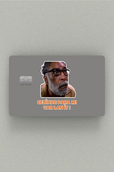 DAS KOAL Professor Abuzer Credit Card & Akbil Sticker Coating