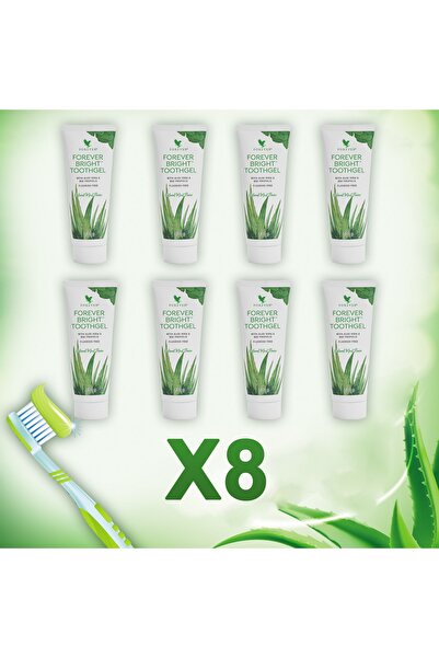 Forever Living Products Forever Brıght Toothgel Aloe Veralı Diş Macunu 8'li T...