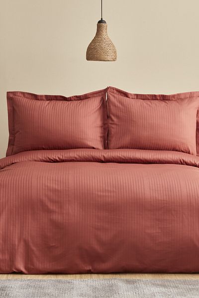 Karaca Home Комплект завивка Uniq Single - 100% памук, сатен, теракота