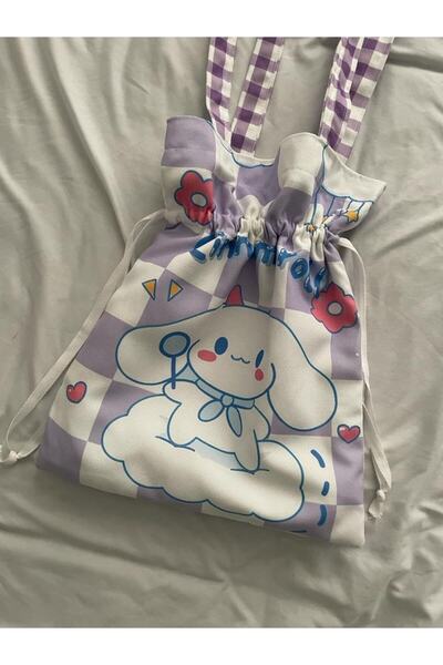 Planet Butik Cinna Kawaii Drawstring Cloth Bag