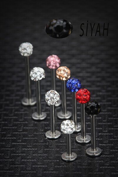 depozoom Şambala 316L Cerrahi Celik Labret Piercing Sihay