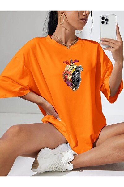 blausee wear Μπλουζάκι με σχέδιο καρδιάς oversized