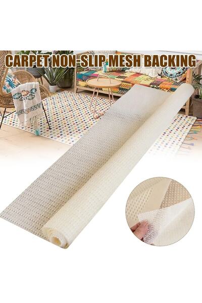 Style Αντιολισθητικό Χαλί Πλάτος: 60 cm X 4 m Κρέμα