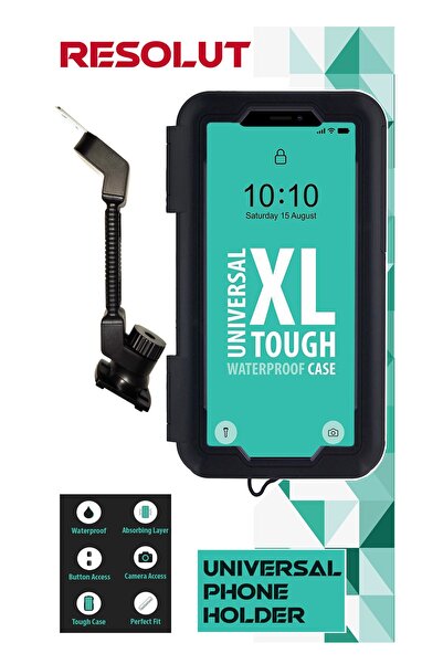 resolut Suporte Motosiklet - Bisiklet Telefon Tutucu Kapalı Model 7 Inch AYNA...