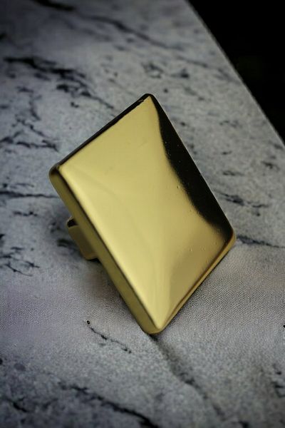 Dizaynhouse Mâner cu design pătrat auriu Dulap de lux și mâner pentru sertar