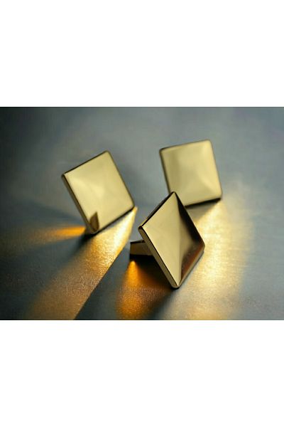 Dizaynhouse Mâner cu design pătrat auriu Dulap de lux și mâner pentru sertar