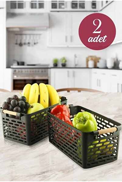 Tinsmith 2 Adet Buzdolabı Sepeti Dolap Içi Düzenleyici Sepet Organizer Banyo ...