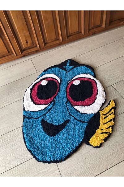 EYLULCEDESIGN Tufting gun el yapımı dori desenli dekoratif halı